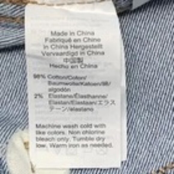 Madewell Tapered Jeans in Eastgate Wash: Button-Front Size 25 - Picture 5 of 7